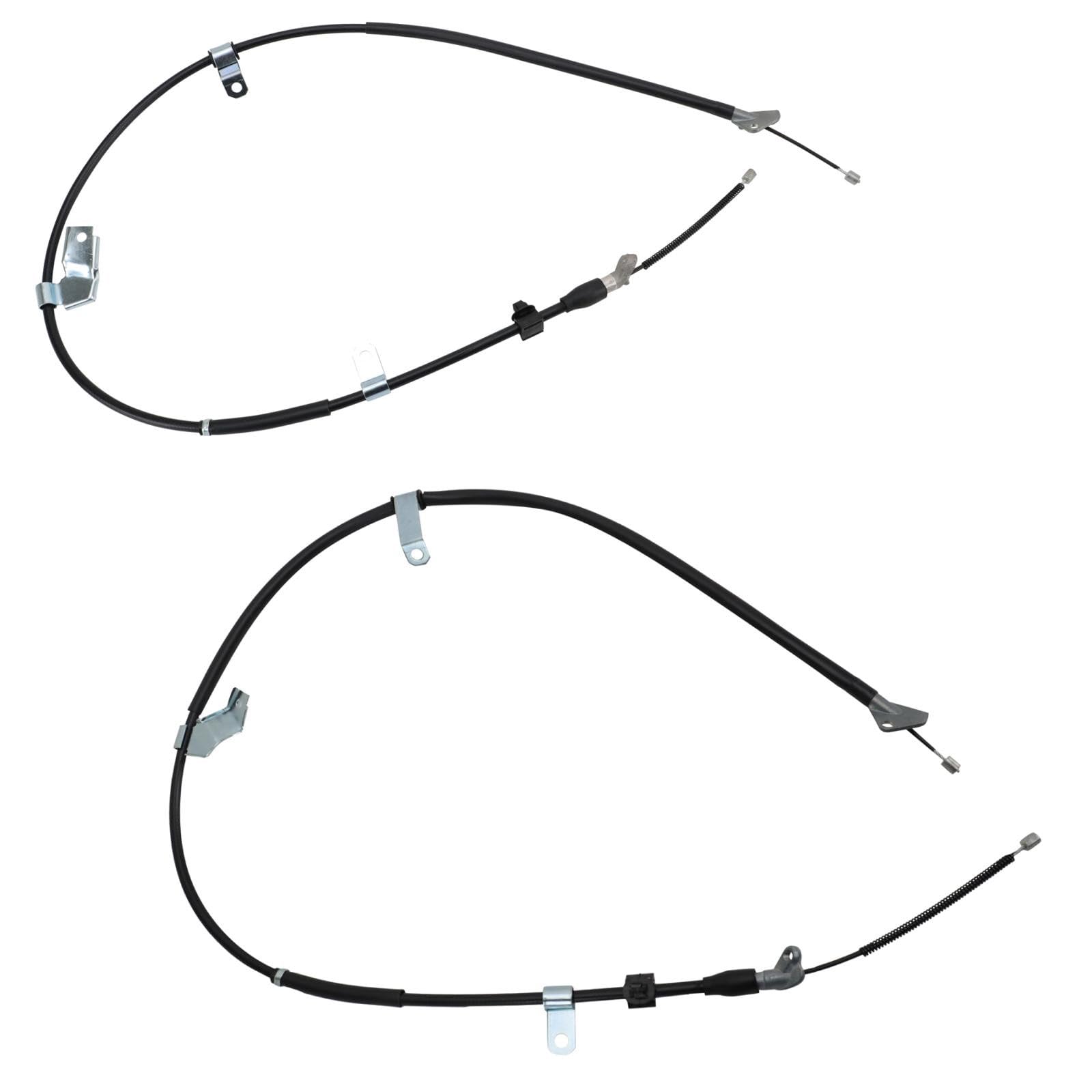 TRQ Rear Parking Brake Cable Compatible with 2007-2011 Toyota Yaris