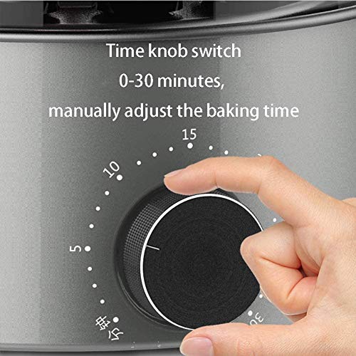 YFGQBCP 1200W Vertikal Elektrogrill, 360 ° Automatische Rotation Barbecue Smokeless Bratspieß, Timing-Einstellung, zur… – Bild 3