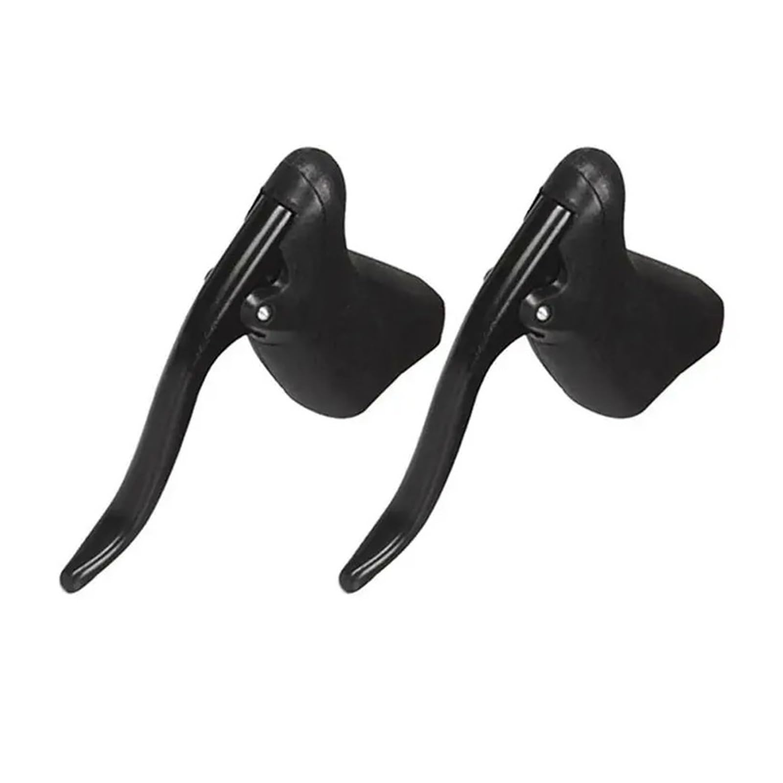 AIQWOJD Bike Rear Brake Drum Bike Brake Rear Drum 1 Pair Aluminum Durable Bike Handlebar Brake Handle Levers Bicycle Handlebar Handles Bicycle Brake Lever(Black)