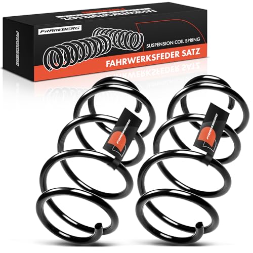 Frankberg 2x Coil Spring Front axle Left Right Compatible with P.a.s.s.a.t 362 3C2 3C5 2005-2014 Replace# 3C0411105M