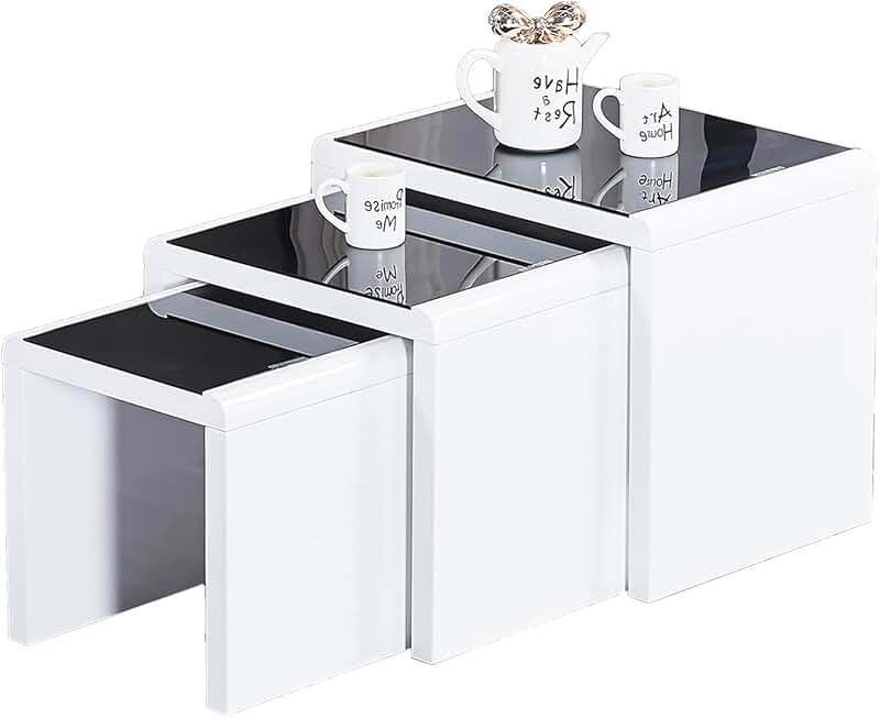 Amazon.co.uk perspex side tables