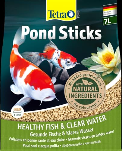 Tetra Pond Sticks – Alimentation Quotidienne idéale pour tous les Poissons de Bassin – Enrichi en Oligo-éléments, Vitamines essentiels, Caroténoïdes...
