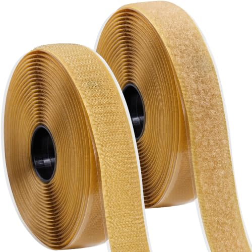 ECOHomes (16 FT x 3/4 Inch) Strips with Adhesive for Fabric, Tan