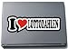 Produktbild I Love Heart Aufkleber Decal Sticker Laptopskin 297 mm I LOVE LOTTOZAHLEN