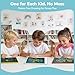 TECJOE 4 Pack LCD Writing Tablet, 8.5 Inch Colorful Drawing Board, Kids Travel Games Activity Learning Toys, Birthday Gifts for 3-8 Year Old Boys Girls Toddlers Preschooler