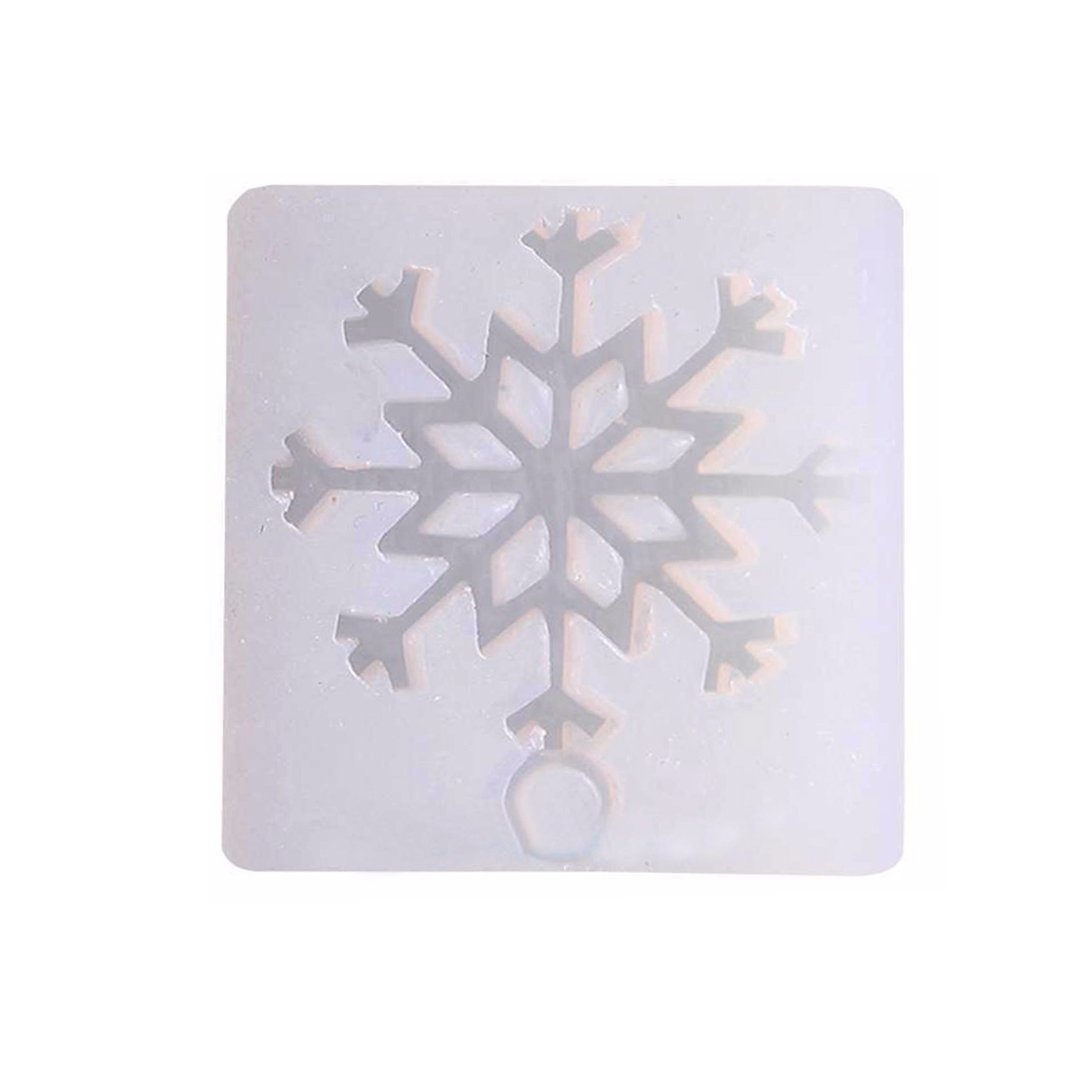 Silicone Mold Resin Casting Snowflake Mold for Jewelry Pendant Making Moulds DIY Craft