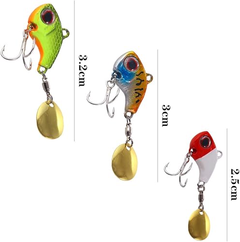 Miniatura 4 de 3 piezas de señuelo anzuelo de pesca señuelo de pesca cebo artificial 3D ojos señuelo de pesca suave cebos de un solo gancho para perca, trucha,