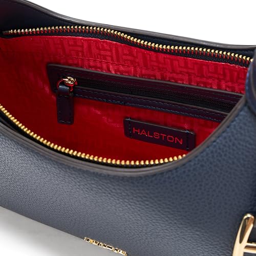 Halston Heidi Signature Logo Top Zip Shoulder4