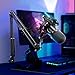 FIFINE USB Gaming Mikrofon Kit, RGB Dynamische Computer Mikrofone für PC PS4 PS5, Microphone Nierencharakteristik mit Ständer, Stummschalttaste, Shock Mount mit 8 RGB Beleuchtungsmodi - K651
