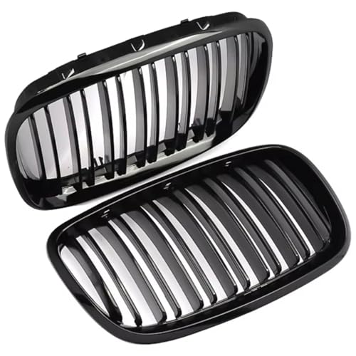 Calandre BMW X6 E72 finition double barrette noir brillant premium