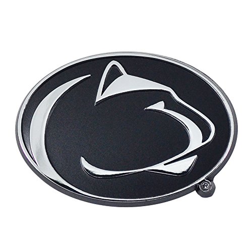 FANMATS 14881 Penn State Nittany Lions 3D Chrome Metal Auto Emblem