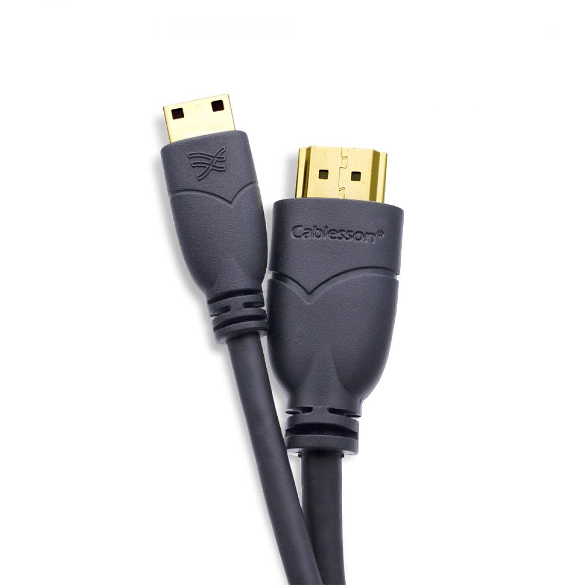 CablessonBasic 3m Micro (Type D) HDMI High Speed Cable with Ethernet (v1.4a / 2.0) Gold Plated 3D 1080p 4k - Devices with Micro HDMI Connectors - Tablets, Digital Cameras, Mobile Phones and Other