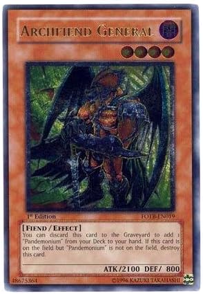 Yu-Gi-Oh! - Archfiend General (FOTB-EN019) - Force of The Breaker - 1st Edition - Ultimate Rare