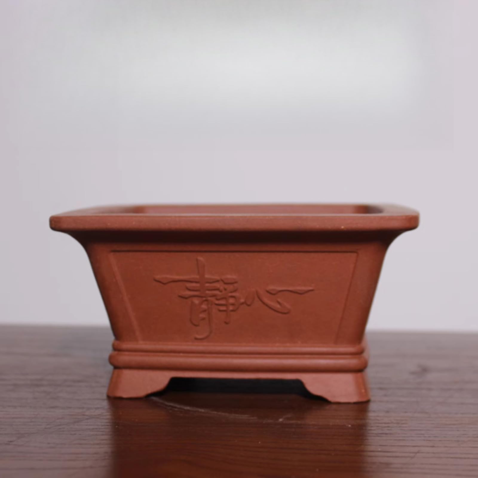 Pot en argile violette de 15 cm haut de gamme pour l'art du bonsaï