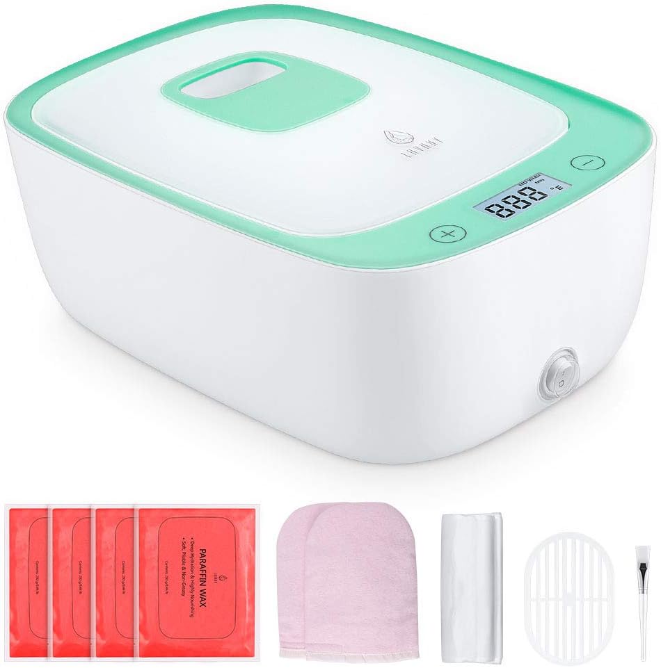 Lavany Paraffin Wax Warmer, 0.5 Hour Fast Wax Meltdown Paraffin Bath, Keep Warm up to 180 mins (Green)