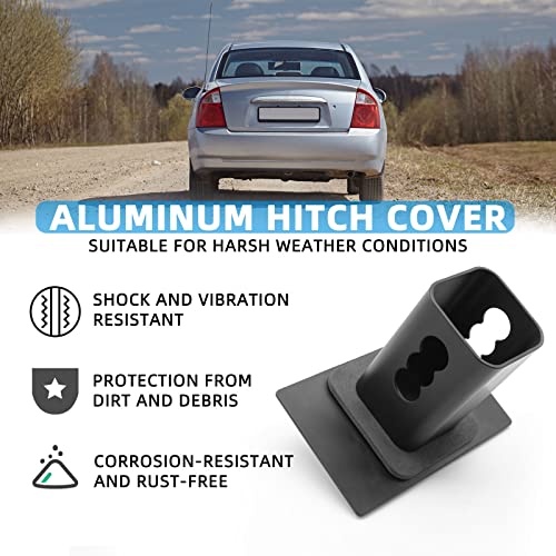 Limsas Trailer Hitch Cover For 2 Inch Receivers,Tow Hitch Cover Metal American Flag Hitch Cover,With 5/8-Inch Diameter Diameter Trailer Hitch Lock,Heavy Duty Hitch Cover Fits Trucks Pickup #TOP4