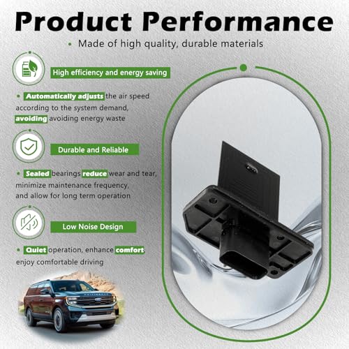 Image of Front or Rear Manual Temp AC Control Module HVAC Blower Motor Resistor Compatible with Ford 2007-2010 Explorer / 2007-2010 Explorer Sport Trac - for Mercury 2007-2010 Mountaineer Replaces 7L2Z19A706A