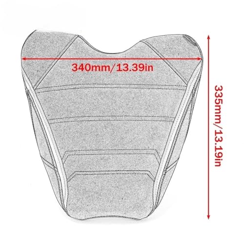 CBR1000 RR asiento de moto antideslizante con espuma de alta densidad 3