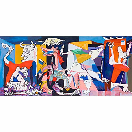 Toile mur art affiches et gravures Guernica grand format 90x180 cm sans cadre