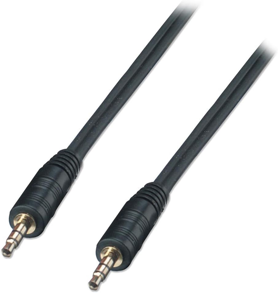 LINDY 35644 5 m 3.5 mm Male to 3.5 mm Male Multimedia Audio Cable,Black