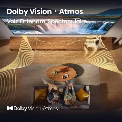 Hisense Smart TV 65 Pouces 65U6NQ MiniLED QLED 4K UHD Téléviseur Dolby Vision Atmos Hi View Engine Mode Sport IA MEMC HDR VIDAA avec Youtube Netflix Disney+ Canal + - vue 8