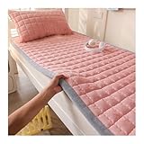 Mswborml Velours Matelas de Sol Futon Japonais Pliable, Matelas de Sol Tatami, Enroulable Japanische Futon Matratze Faltbar Épais, Facile À Ranger, Tissu Respirant pour Canapé,E,90x200cm/35x79in