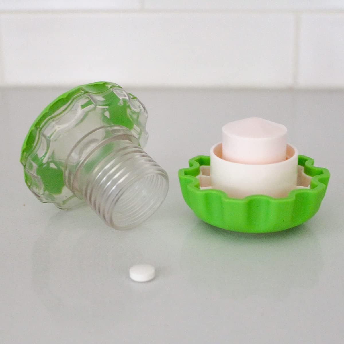 Ezy Dose Ezy Crush Pill Crusher and Grinder | Large | Crushes Pills, Vitamins, Tablets | Assorted Colors : Health & Household