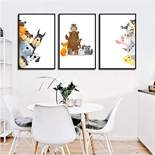 Peinture sur toile décoration pépinière pour illuminer le regard des enfants