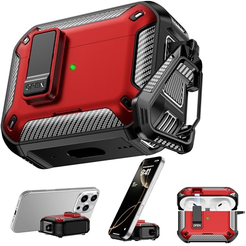 Image of RFUNGUANGO for AirPods Pro 2 Case, Red