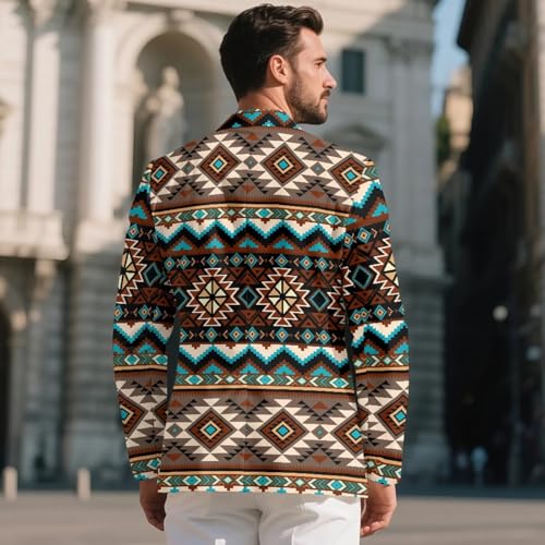 INSTANTARTS Mens Casual Blazer One Button Lightweight Casual Blazer for Men Long Sleeve Lined Collar Sport Coats Stylish2