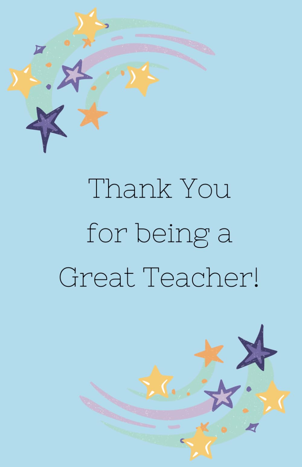 Thank You for being a Great Teacher
