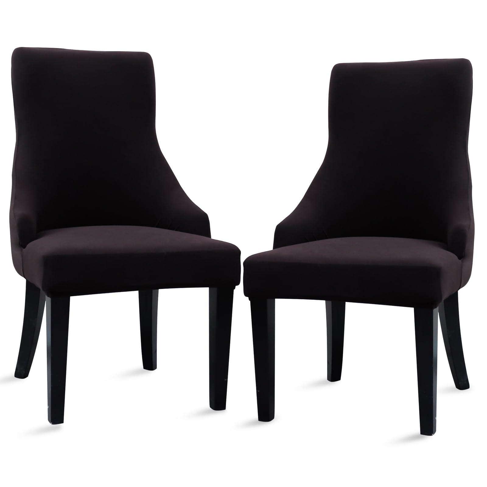 Liykimt Stretch Wingback Side Chair Slipcover-Accent Chair Cover Slipcover with Arm,Washable Upholstered Arm Dining Chair with Nailed Trim Protector for Dining Living Room