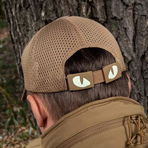 Oeil de chat appliqué réfléchissant brodé en tissu noir patch à scratch - 8