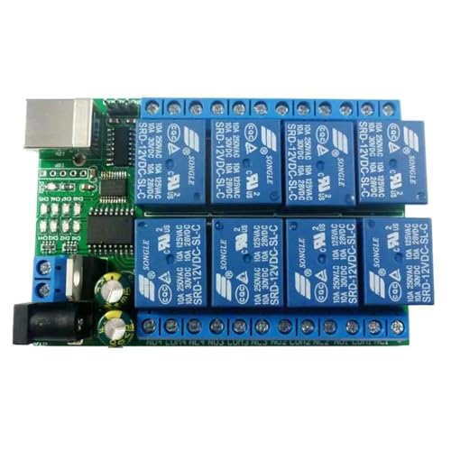 Module relais USB RS232 TTL UART UD23A08 8 canaux commutateur PC MCU