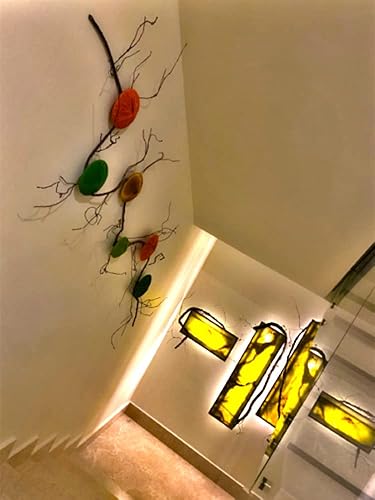 Miniatura 6 de Decoración de pared de 118 pulgadas para colgar ramas de árbol de cerezo artificiales, plantas de enredaderas de caña falsas, ramas de liana,