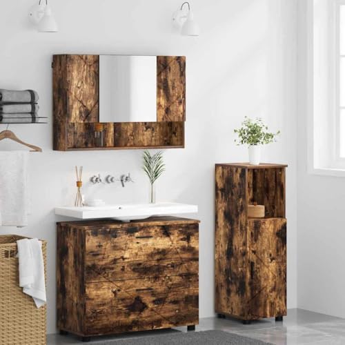 Muebles de baño modernos: optimiza tu espacio con este conjunto de 3 piezas con espejo 5