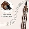 iMethod Eyebrow Pen - Upgrade Eyebrow TattooPen, Eyebrow Makeup, Long Lasting, Waterproof and Smudge-proof, Dark Brown