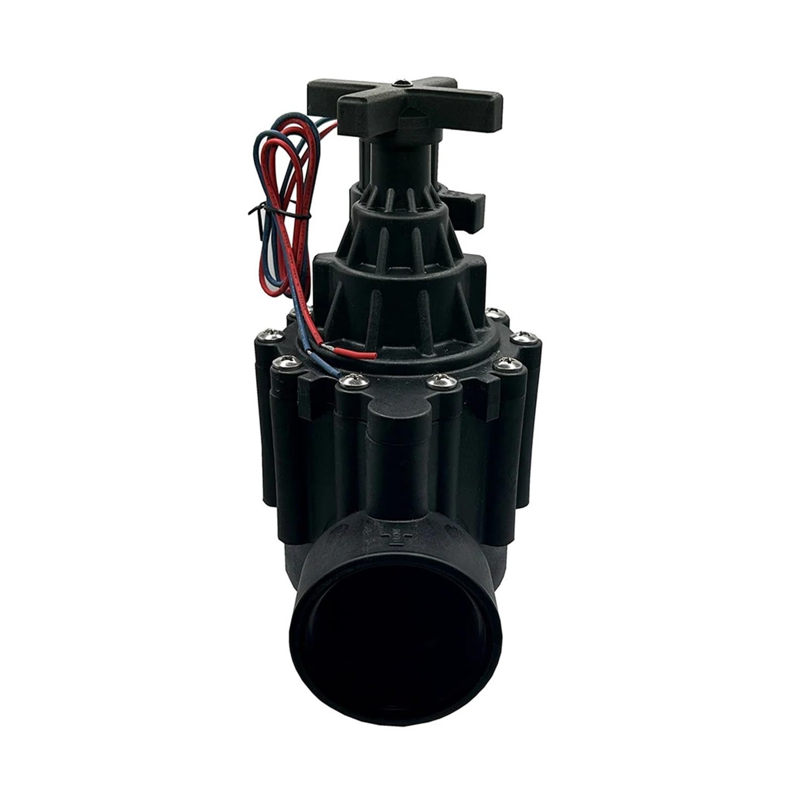 Válvula Solenoide de agua 1-1/2 "2" con ajuste flujo 220 12V 24V válvulas solenoides normalmente cerradas for riego jardín Fluido industrial(DN50,110)