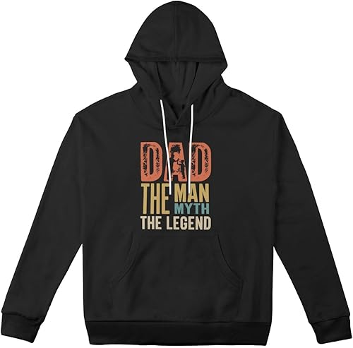 Miniatura 6 de POOEDSO Dad The Man The Myth The Legend Sweatshirts For Men Women Casual Long Sleeve Sweatshirt Pullover Hoodie with Pocket