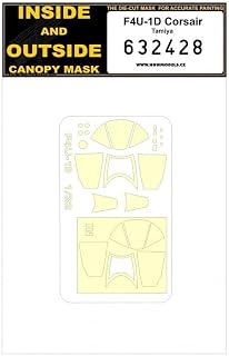HGW 632428 1/32 Mask for F4U-1D Corsair for Tamiya Accessories for Aircraft