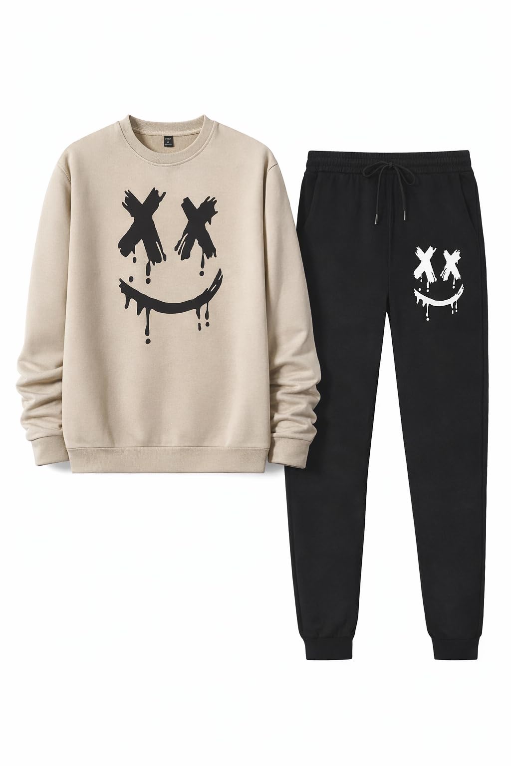 Kids Cotton Blend Printed Sweatshirt & Jogger Set for Boys & Girls | Co-Ord Outfit | Unisex Casual Wear-picture-25