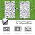 OLANLY Waterproof Outdoor Rug 5x8 ft, Reversible Outdoor Plastic Straw Rug with Leaf Pattern, RV Mat, Indoor Outdoor Carpet for Patio, Camping, Balcony, Deck, Backyard, Grey & White