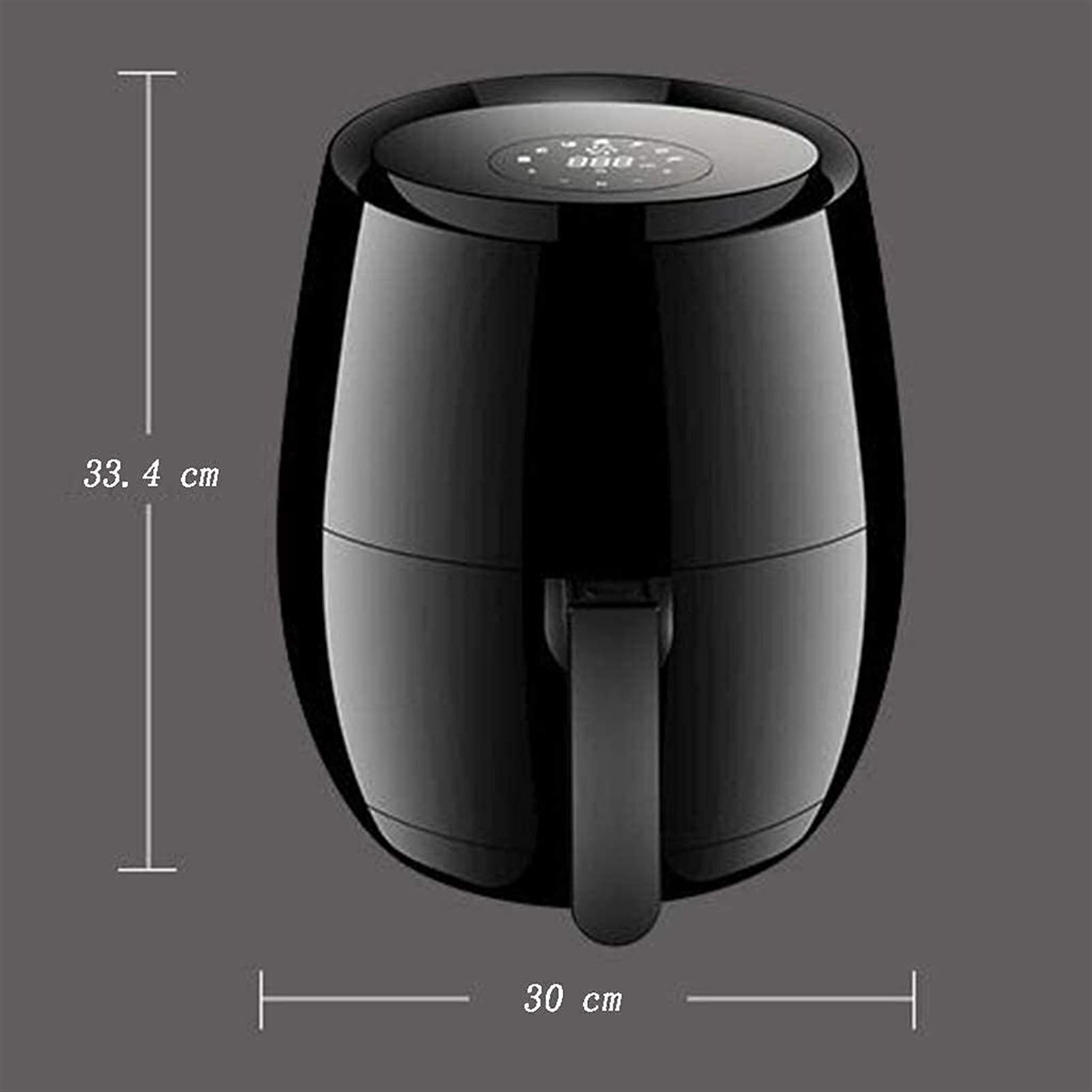 Frytkownica powietrzna do użytku domowego Frytownica 3,6 l Cyfrowy ekran dotykowy LED Elektroniczne frytkownice Piekarnik Nieprzywierający z kontrolą temperatury Automatyczne wyłączanie Frytkownice