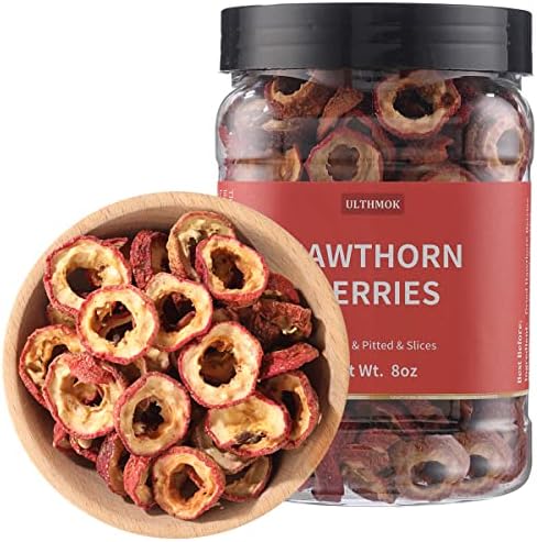Premium Dried Hawthorn Berries Slices,Tea-8Oz,山楂 Nature Sun-Dried & NO Additives.