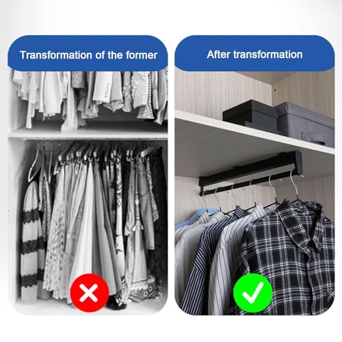 Tringle à linge réglable pour penderie : fini le manque de place