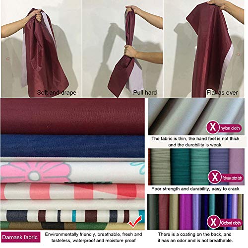 Garde-Robe Portable Toile contre le Manque de Place avec Étagères Intégrées