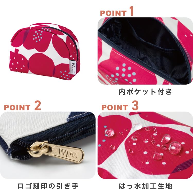 Amazon.co.jp: Wpc. Patterns スモールポーチ クッカ オフ はっ水