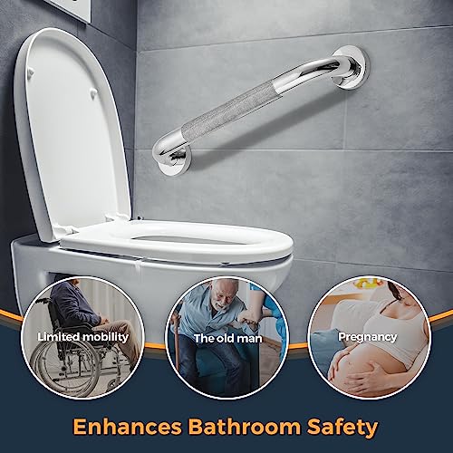 image for Ravinte Hardware Grab Bars for Shower, 2 Pack 16-Inch Anti Slip Shower
