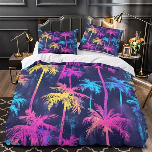 Parure de lit microfibre douce et zippée pour des nuits d'été