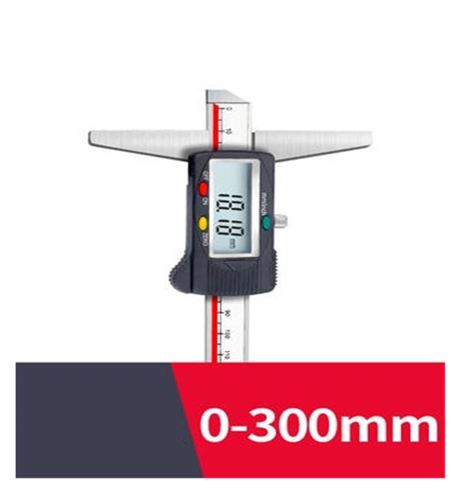 Calibrador Digital De Profundidad De 0 A 150 Mm, 200 Mm Y 300 Mm, Calibre Vernier De Acero Inoxidable De Un Solo Gancho, Instrumentos De Medición Electrónicos,0-300mm